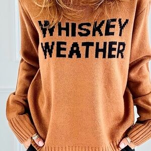 Panache Whiskey Weather Brown Sweater